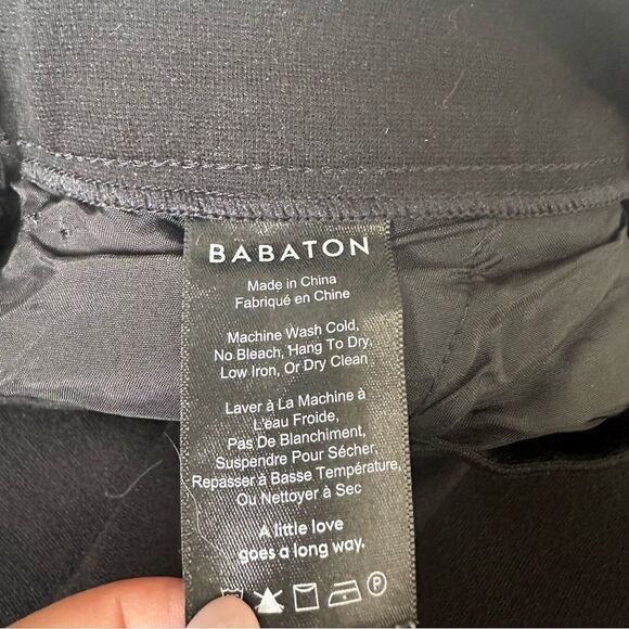 Aritzia Babaton Black Cohen Pull On Crop Pant Sz 0 - Picture 12 of 12